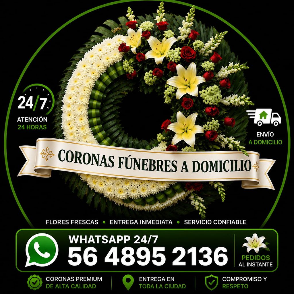 Coronas fúnebres de flores naturales y arreglos para condolencias en México - Coronas.com.mx